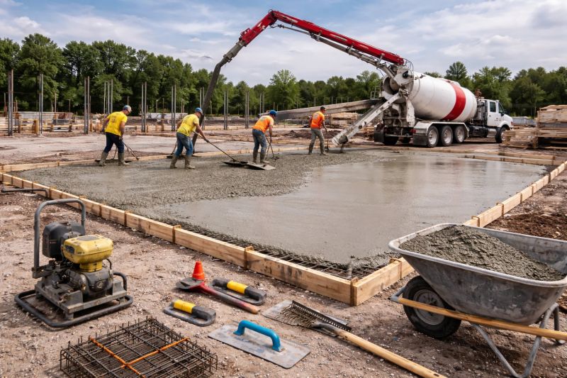 Commercial Slab Installation in Boca Raton, FL