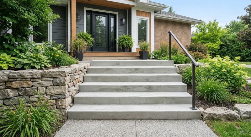 Concrete Stairway Installation in Fort Collins, CO
